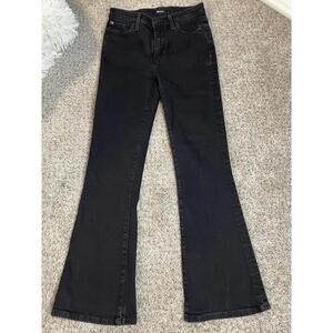 Hudson Blair High-Rise Bootcut Crop Jeans Black 26” Inseam Women’s Size 25